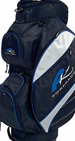 Powakaddy ``NEW 2015`` POWAKADDY LITE 14 WAY DIVIDER GOLF CART TROLLEY BAG ALL COLOURS (Black/Blue)