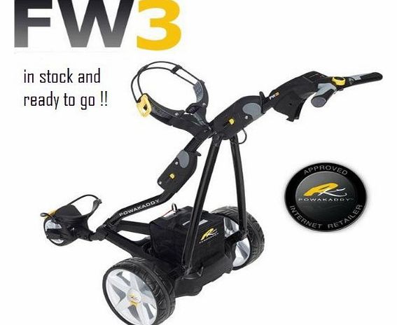 Powakaddy New Powakaddy FW3 Golf Trolley (Black) New for 2014 (in stock and ready to go)