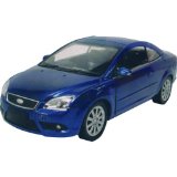 Powco Toys 1:18 Scale Ford Focus Coupe-Cabriolet Pull Back Car (Blue)
