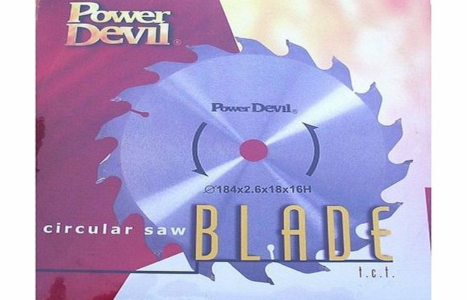 Power Devil CIRCULAR SAW BLADE 184MM x 16MM