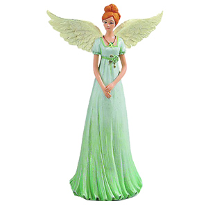 power of Believing March Angel Figurine