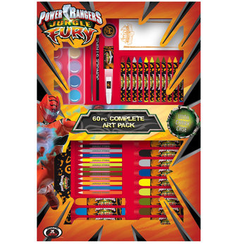 Power Rangers 60 Piece Stationery Set
