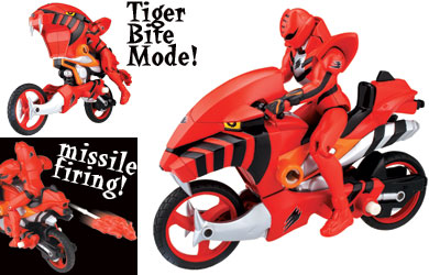 power rangers Jungle Fury - Strike Rider Animal Cycle Tiger