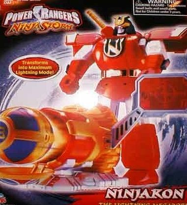 Power Rangers Ninja Storm Deluxe DX Lightning Megazord - Lion Zord