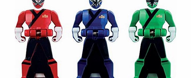 Power Rangers Super Mega Force Ranger Key Set Samurai (Red/ Blue/ Green)