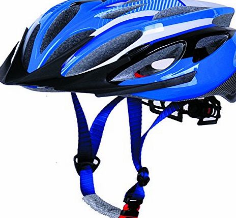 Powerbank2013 Kids adults Mountain Bike bicycle Helmets bicycle Adjustable Adults Boys girls in blue size 52-56cm