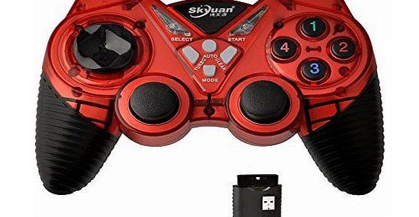 Powerbank2013 Wireless Vibration Joystick Game controller for PC/ PS1/PS2/PS3(xbox 360 not included)