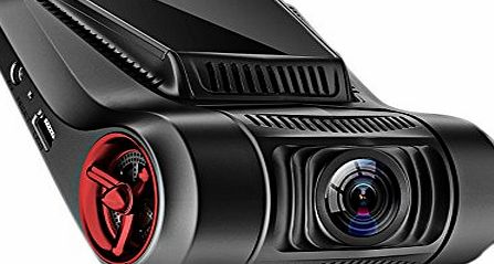 PowerLead 1080P Car Dash Cam with Wifi 170 Degree Wide Angle Dashboard Camera Driving Recorder DVR for Car Vehicles