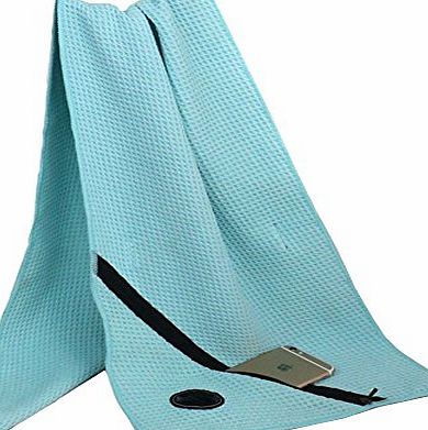PowerLead Pyat T001 Yoga Towel,Sports Towel,Fast Drying Compact Microfiber Towel Set in a Travel Duffle Bag for Yoga Fitness Bath Camping Gym Workout Outdoor