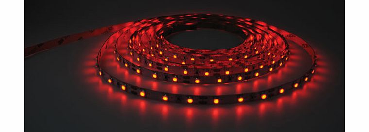 PowerPax UK 1m 12V LED Strip Red with 2.1mm Input Socket