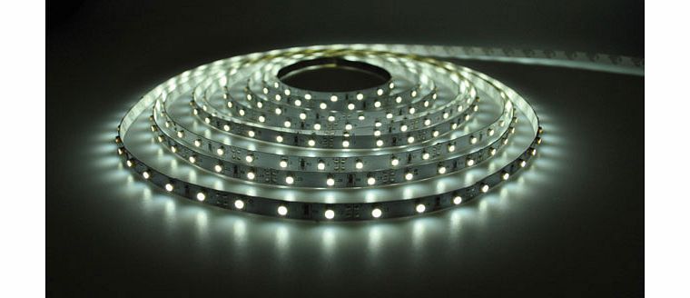 PowerPax UK 5m 12V LED Strip Cool White with 2.1mm Input