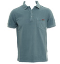 Airforce Blue Pique Polo Shirt