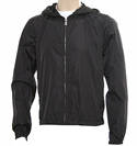 Black Lightweight Hooded Jacket