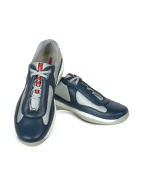 Prada Linea Rossa - Mens Blue Bike Sneaker Shoes