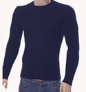 Prada Navy Ribbed Wool Sweater