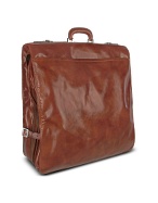 Bi-Fold Genuine Leather Travel Garment Bag