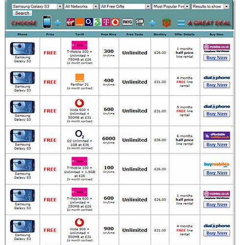 Pre Pay As You Go Mobile Phone Deal Search