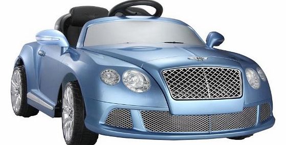 Licensed Bentley Continental GT 12v Electric Kids Ride on Car - Blue - New