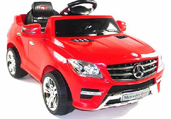 Predatour Licensed Mercedes ML350 6V Electric Ride on Kids Car with Remote - Red - New