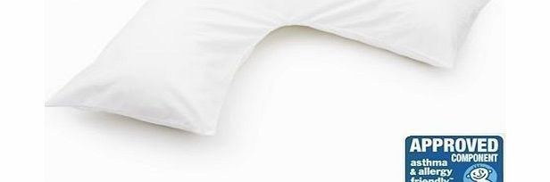 PregnancyPillows V-Shape Nursing Pillow amp; Breastfeeding Pillow - White Pillowcase - FREE DELIVERY
