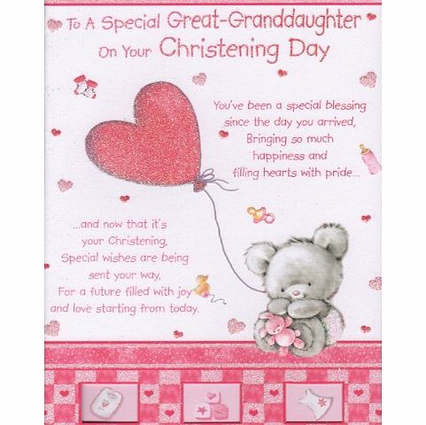 Prelude Great-Granddaughter Christening Card - To A Special Great-Granddaughter On Your Christening Day