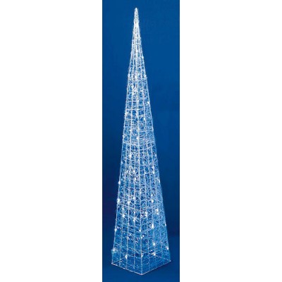 1.5M Blue LED Acrylic Cone