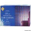 120 Blue LED Multi-Action Tube Curtain
