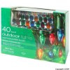 40 Bulbs Coloured Outdoor Christmas Lights