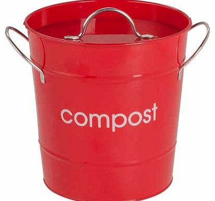Premier 7.5 Litre Food Waste Compost Bin - Red