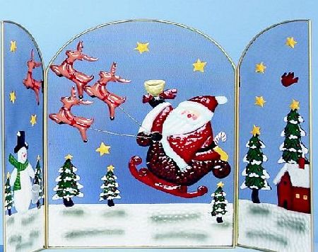 Premier Decorations Limited *HIGH QUALITY* CHRISTMAS FIREPLACE GUARDS SURROUND 3 XMAS designs - DECORATIONS - CHILD SAFE - SANTA