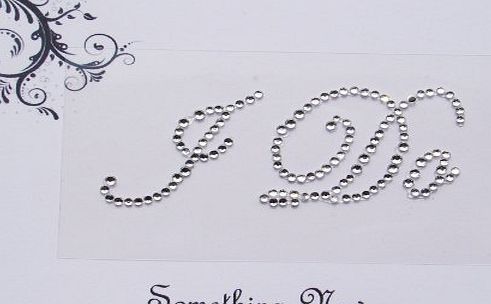 Premier Design I Do Clear Crystal Wedding Shoe Sticker (XSS01)
