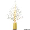 Golden Fibre Optic Christmas Tree