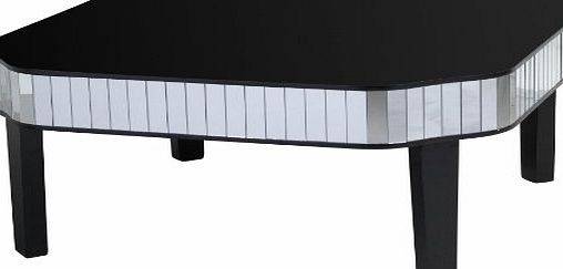 Premier Housewares Clavier Coffee Table - 42 x 91 x 91 cm - Black