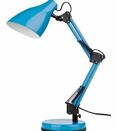 Premier Housewares Metal Table Lamp - Blue