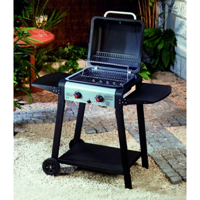 Premier Lincoln Twin Burner with Hood Barbecue
