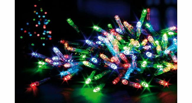 Premier Multi-Coloured 200 LED Christmas Lights Supabrights