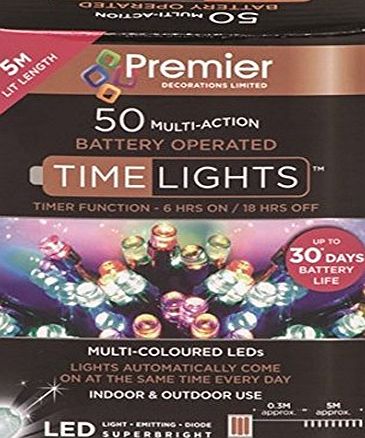 Premier  Christmas Supabright Light Decorations-Indoor and Outdoor 480 LEDs, Multi-Coloured