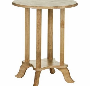 Premier SOLID WOOD ROUND TABLE BAR PHONE SIDE BOOK MODERN UNIT