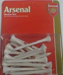 Premiership Football Arsenal FC Wooden Tees 70Mm PLAFCWT