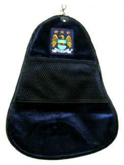 Premiership Football MANCHESTER CITY FC CLEANSWING GOLF TOWEL