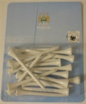 Premiership Football Manchester City FC Wooden Tees 70mm PLMCWT70