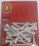 Manchester United FC Wooden Tees 70mm PLMUFCWT