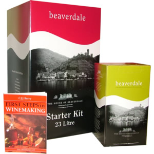 premium BEAVERDALE WINE STARTER KIT 30 BOTTLE RED