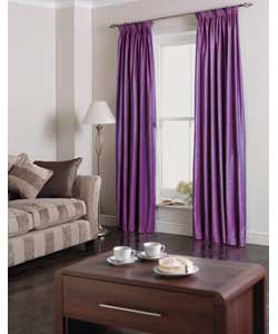 premium Cassis Chenille Lined Curtains 66 x 72