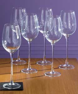 Collection 6 Piece Gourmet Wine Glass Set