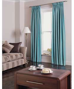 premium Duck Egg Chenille Lined Curtains 46 x 72