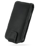Premium Luxury Black Leather Premium Flip Case for Nokia 5800 XpressMusic