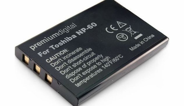 Premiumdigital (non-OEM) Toshiba NP-60 Replacement Camcorder Battery