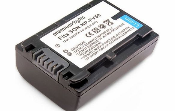 PremiumDigital Sony Handycam HDR-CX330, HDR-CX330E Replacement Camcorder Battery