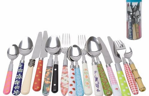 Present Time PT Mix And Match Cutlery Set, Assorted